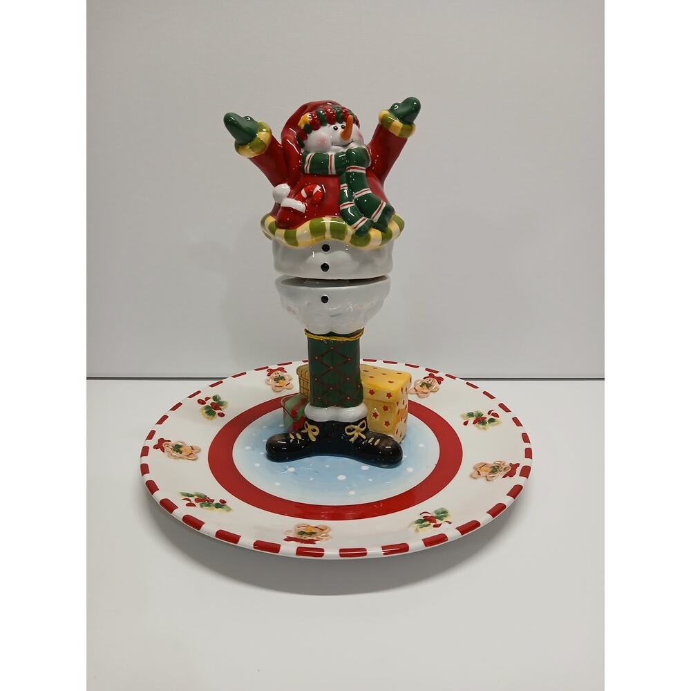 LTD Commodities Standing Snowman‎ Dish Plate